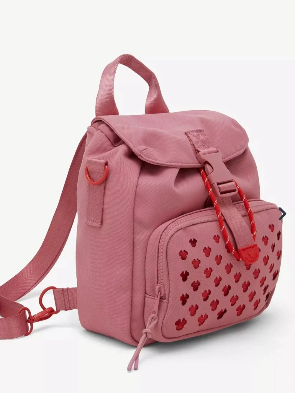 Pink Mini Backpack with Minnie Mouse Cutouts - Brand Boxlunch